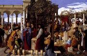Julius Schnorr von Carolsfeld The Wedding Feast at Cana oil painting on canvas